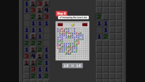 Next up 20×20 😎 | #minesweeper #speedrun #satisfying #tbt #fypシ #day2 #challenge #xyzbc #retrogames
